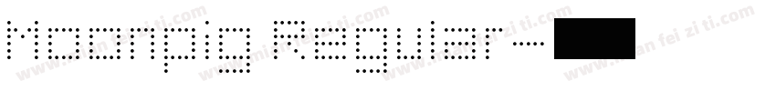 Moonpig Regular字体转换